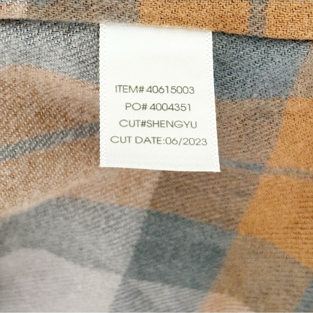 TORRID X OUTLANDER Women’s Brown Multi Tartan Dolman Kimono Plaid Flannel Sz 1X - Picture 7 of 8